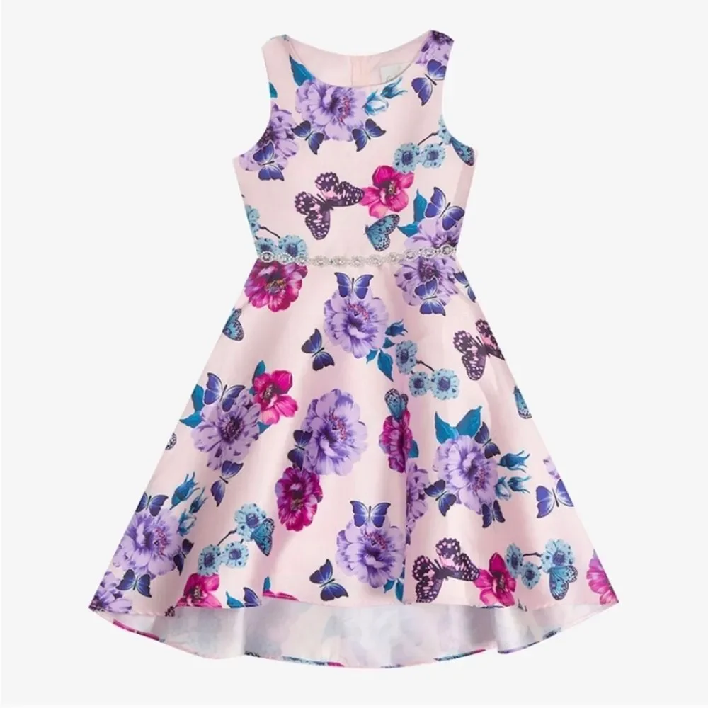 Emily Rose Girl's Special Occasion Dress Floral Sleeveless 16 Easter Spring